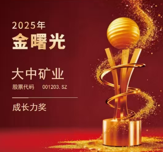 喜报|欢迎光临888集团矿业荣获“2025年金曙光成长力奖”！
